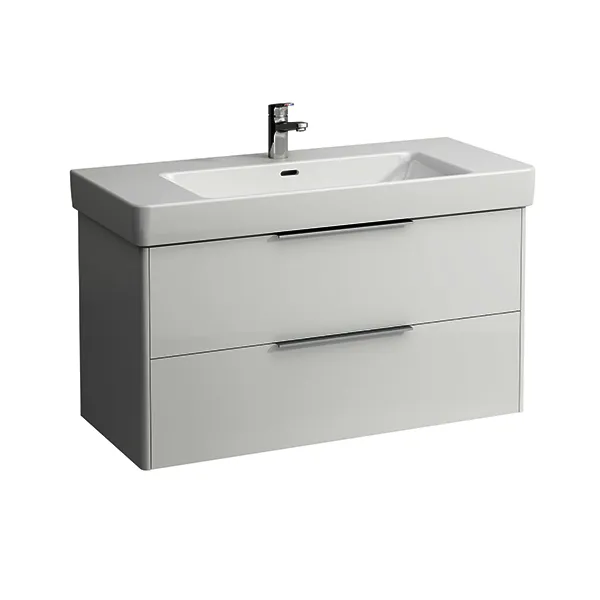Laufen WTU BASE 438x1010x515 2 Schubl m.Griff f.WT H813966 weiß glzd