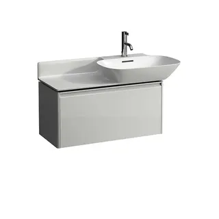 Laufen WTU BASE 339x317x515 1 Schubl Griff alu. f.WT H813301/2 weiß matt