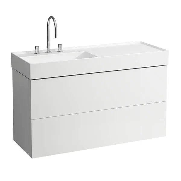 WTU K-LAUFEN 600x1180x450 2 Schubl Push/Pull f.WT H813332 weiß matt
