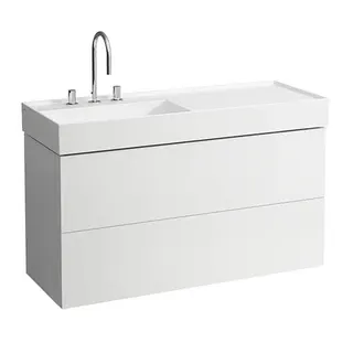 WTU K-LAUFEN 600x1180x450 2 Schubl Push/Pull f.WT H813332 weiß matt