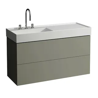 WTU K-LAUFEN 600x1180x450 2 Schubl Push/Pull f.WT H813332 kieselgrau