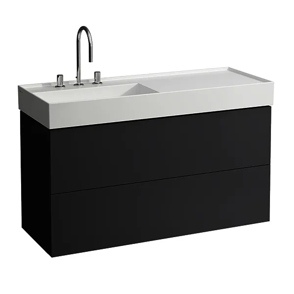 WTU K-LAUFEN 600x1180x450 2 Schubl Push/Pull f.WT H813332 schiefergrau