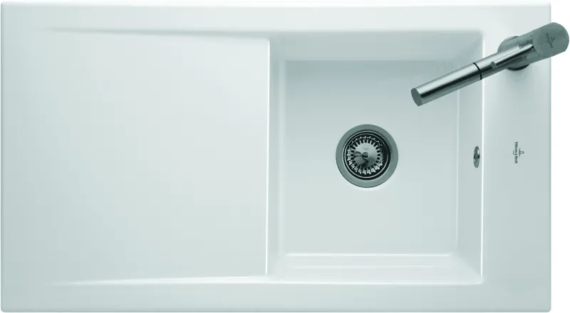 Villeroy & Boch SP Timeline 50 flat 865x475mm Ablgarn. IB reversibel Keram we Alpin c+