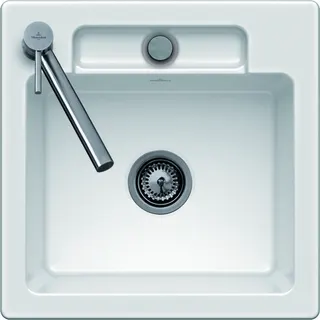 Villeroy & Boch EB-SP Siluet 50 S 510x510mm Exc-Garn. aus TitanCeram Weiß Alpin cplus
