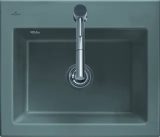 Villeroy & Boch EB-SP Subway 60 S 600x510mm Ablgarn. Spülbecken m.tig Keram. Weiß Alpin cplus