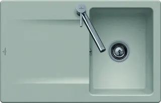 Villeroy & Boch EB-SP Siluet 45 800x510mm IB reversibel TitanCeram Stone White cplus