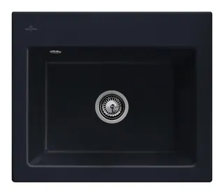 Villeroy & Boch EB-SP Subway 60 S 600x510mm Ablgarn. Spülbecken m.tig Keram. Graphite cplus