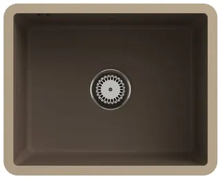 VB U-Bau-SP Subway 60 SU 545x440mm Ablgarn. Spülbecken mtig Keram Almond c+