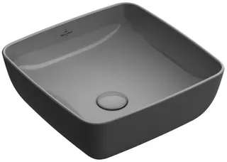 Villeroy & Boch Aufsatzwaschbecken Artis 410x410mm Quadrat o. ÜL. Stone White CeramicPlus