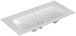 Villeroy & Boch Schrankwaschtisch Finion 1000x500mm re-eckig 2HL. o. ÜL. Stone White cplus – Bild 2