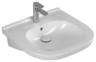 Villeroy & Boch Waschbecken ViCare 555x540mm ov 1HL. m. ÜL. Weiß Alpin AntiBac CeramicPlus – Bild 2