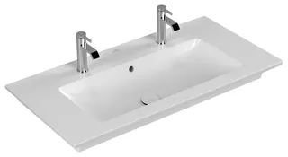 Villeroy & Boch SchrankWT Venticello 1000x500mm re-eckig 2HL. m. ÜL. Stone White cplus – Bild 2