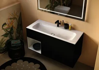 Villeroy & Boch Schrankwaschtisch Finion 1200x500mm re-eckig 1HL. o. ÜL. Stone White cplus – Bild 2