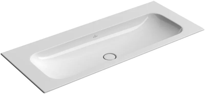 Villeroy & Boch Schrankwaschtisch Finion 1200x500mm Rechteck o. ÜL. Stone White CeramicPlus