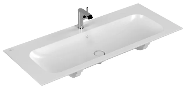 Villeroy & Boch SchrankWT Finion 1200x500mm re-eckig 1HL. m. verd. ÜL. Stone White cplus