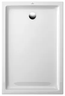 Villeroy & Boch Duschwanne O.novo Plus 1000x800x60mm re-eckig m. Rutschhemmung Weiß Alpin – Bild 2