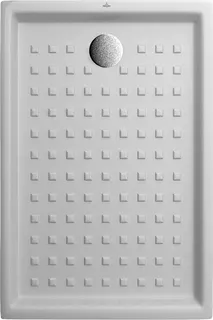 Villeroy & Boch Duschwanne O.novo 1200x800x60mm re-eckig Weiß Alpin – Bild 2