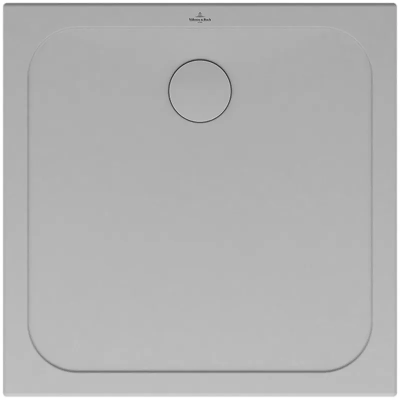 Villeroy & Boch Duschwanne Lifetime Plus 800x800x35mm quadr. m. Rutschhemmung Weiß Alpin