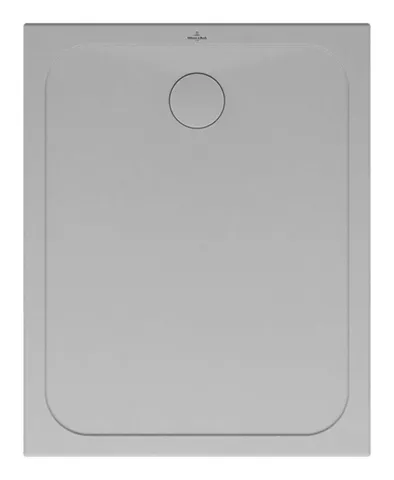 Villeroy & Boch Duschwanne Lifetime Plus 1000x800x35 mm re-eckig m. Rutschhemmung Weiß Alpin