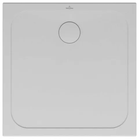Villeroy & Boch Duschwanne Lifetime Plus 1000x1000x 35mm quadr. m. Rutschhemmung Weiß Alpin