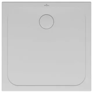 VB Duschwanne Lifetime Plus 1000x1000x 35mm quadr. m. Rutschhemmung Weiß Alpin