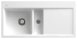 Villeroy & Boch SP Subway 60 flat 965x475mm Ablgarn. IB links Keram. Stone White cplus – Bild 2