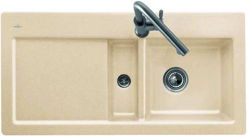 Villeroy & Boch EB-SP Subway 60 1000x510mm Ablgarn. IB links aus Keramik Stone White cplus
