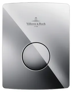 Villeroy & Boch Urinal-Betätigungsplatte ViConnect 162x62x128mm 1-Mengen-Spülung Verchromt