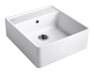 Villeroy & Boch Spülstein 595x630mm Exc-Garn. Spülbecken m.tig Keram. Snow White cplus – Bild 2