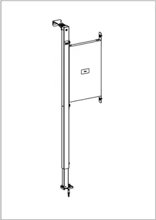Villeroy & Boch Befestigungselement für Haltegriffe ViConnect 300x200x1200mm – Bild 3