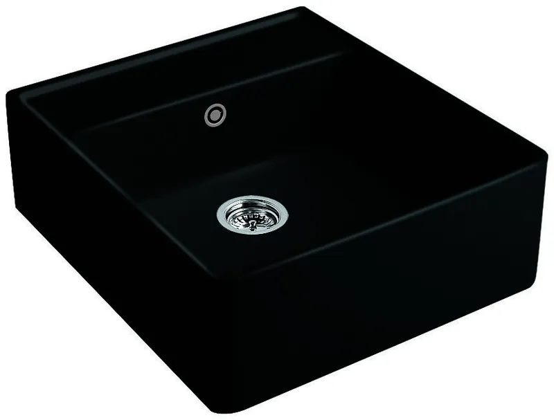Villeroy & Boch Spülstein 595x630mm Exc-Garn. Spülbecken m.tig Keram. White Pearl c+