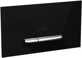 Villeroy & Boch WC-Betätigungsplatte ViConnect 260x66x150mm 2-Sp. Glass Glossy Grey – Bild 2