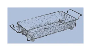 VB Einsatzsieb 375x190mm aus Edelstahl Edelstahl