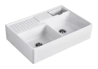 Villeroy & Boch Spülstein 895x630mm Exc-Garn. Spülbecken m.tig Keram. Stone White c+ – Bild 2