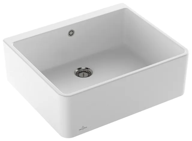Villeroy & Boch Spülstein 60 X 595x500mm Ablgarn. Spülbecken m.tig Keram. Stone White c+