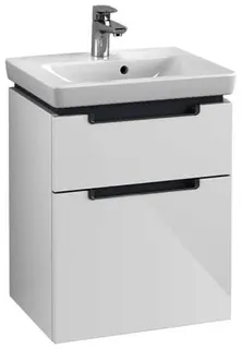 Villeroy & Boch WTUS Subway 2.0 485x590x380mm 2 Ausz. Waschtisch m.tig Glossy White – Bild 2