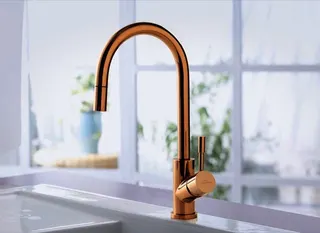 Villeroy & Boch Küchenarmatur Umbrella Flex 45x215mm aus Edelstahl Gold matt – Bild 5