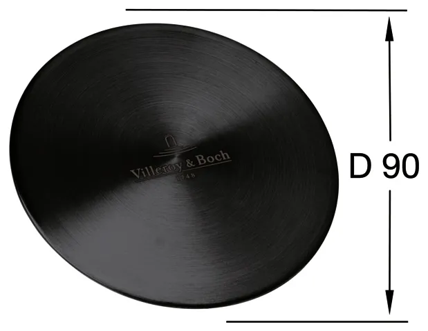 Villeroy & Boch Ventilabdeckung 115x115mm aus Edelstahl Anthracite