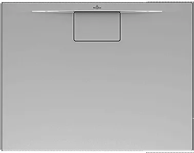 Villeroy & Boch Duschwanne Architectura 1000x800x48mm Rechteck Grey