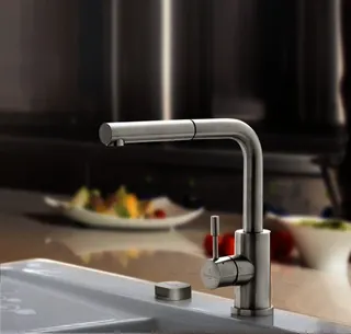 Villeroy & Boch Abdeckkappe für Einzeldrehgriff 49x49mm aus Edelstahl Anthracite – Bild 4