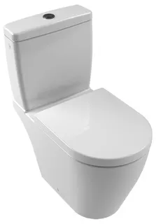 Villeroy & Boch WC-Sitz Avento 374x445x49mm Oval SoftClosing QuickRelease Stone White