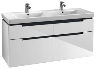 Villeroy & Boch WTUS Subway 2.0 A9171 1287x590x449mm 4 Ausz. Waschtisch m.tig Glossy White – Bild 2