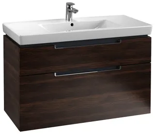 Villeroy & Boch WTUS Subway 2.0 10 987x590x449mm 2 Ausz. Waschtisch m.tig Arizona Oak – Bild 2