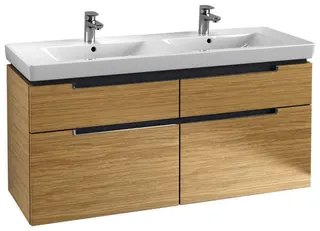 Villeroy & Boch WTUS Subway 2.0 A9171 1287x590x449mm 4 Ausz. Waschtisch m.tig Nordic Oak – Bild 2