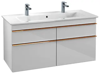 Villeroy & Boch WTUS Venticello 05 1153x590x502mm 4 Ausz. Waschtisch m.tig Glossy White – Bild 3