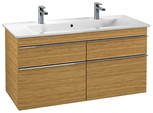 Villeroy & Boch WTUS Venticello 01 1153x590x502mm 4 Ausz. Waschtisch m.tig Nordic Oak