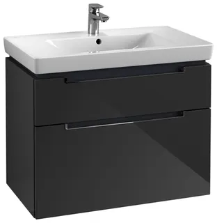 Villeroy & Boch WTUS Subway 2.0 10 787x590x449mm 2 Ausz. Waschtisch m.tig Glossy Grey – Bild 2