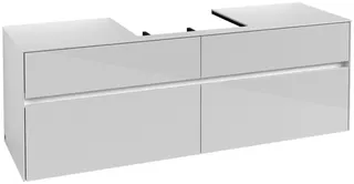 Villeroy & Boch WTUS Collaro C025 1600x548x500mm 4 Ausz. Waschtisch m.tig Glossy White – Bild 3