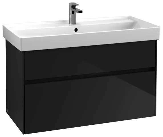 Villeroy & Boch WaschbeckenUS Collaro 954x546x444mm 2 Ausz. Waschbecken m.tig Glossy Grey