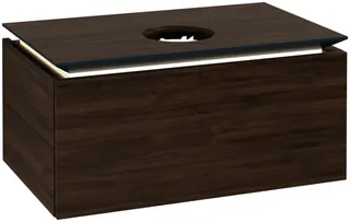 Villeroy & Boch WTUS Legato 800x380x500mm m. Bel. 1 Ausz. Waschtisch m.tig Arizona Oak – Bild 3